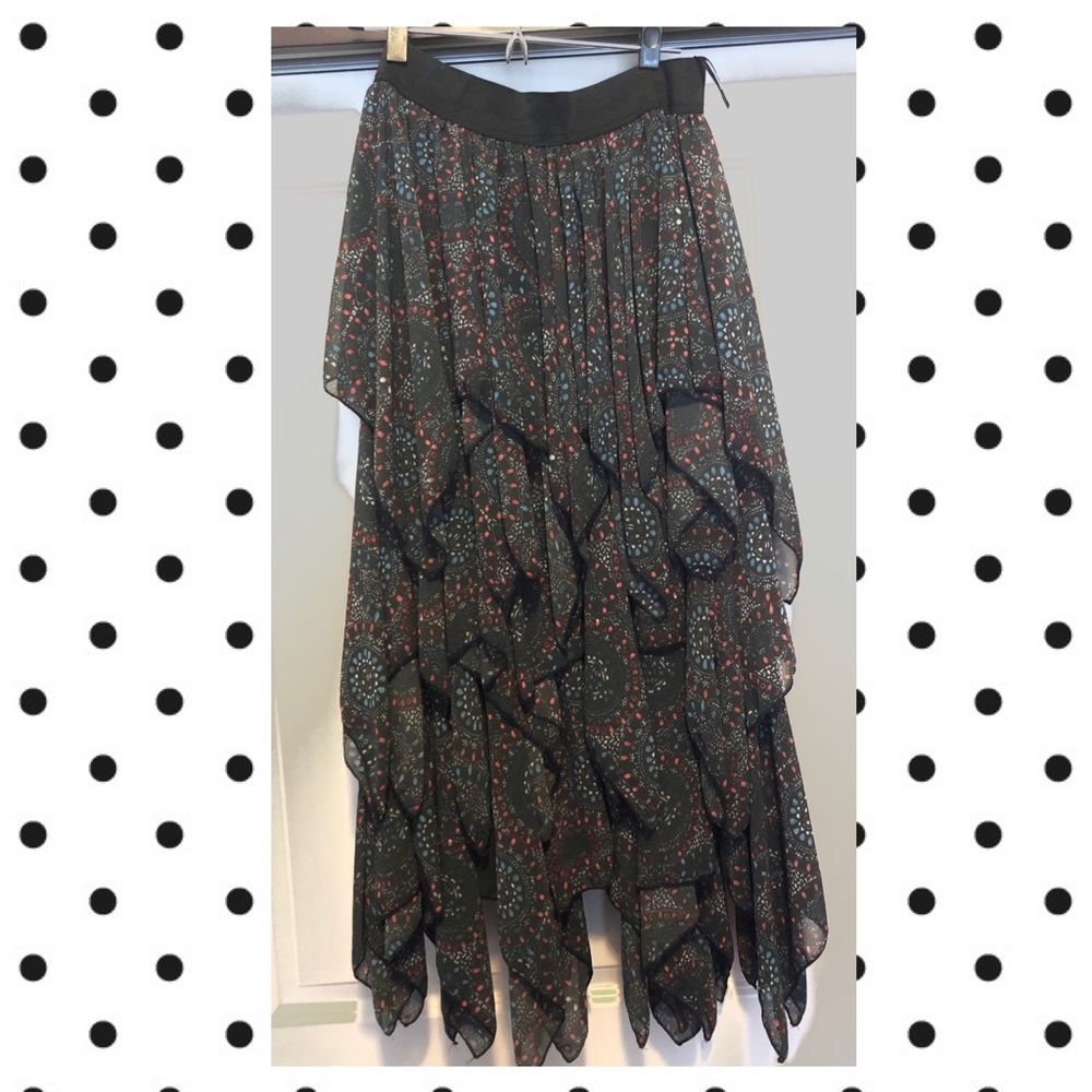 Free People Layered Maxi Skirt